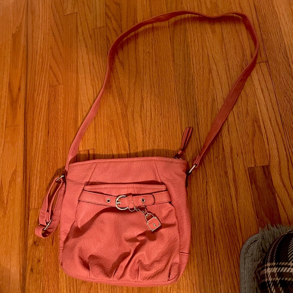 Rosetti long strap purse